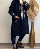 Manteau Octave marine