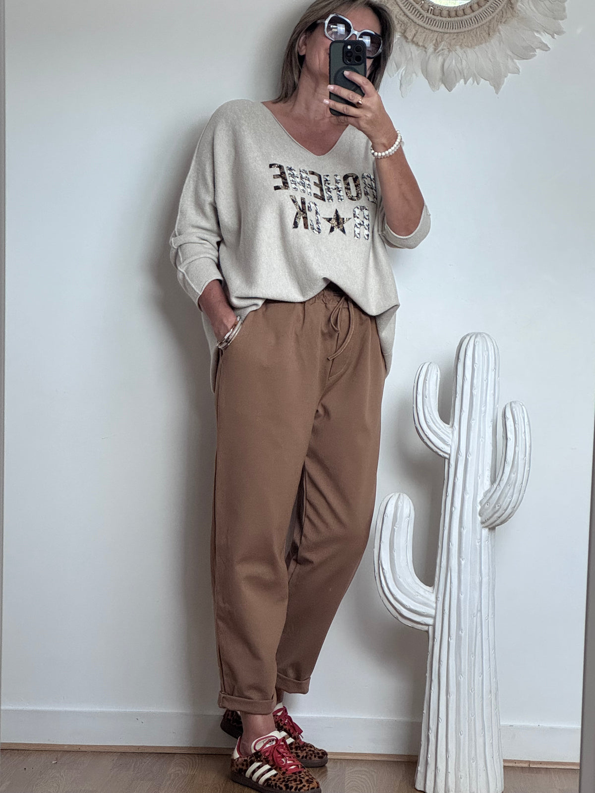 Pantalon Charly camel TU 42/50