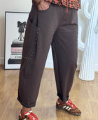 Pantalon marron love 38/46