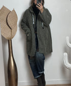 Manteau moumoute kaki