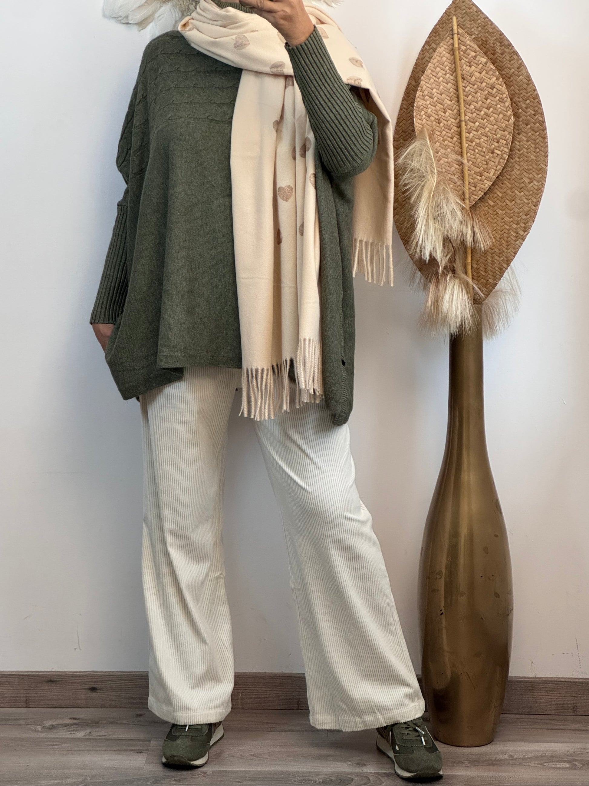 Pantalon crème cocooning
