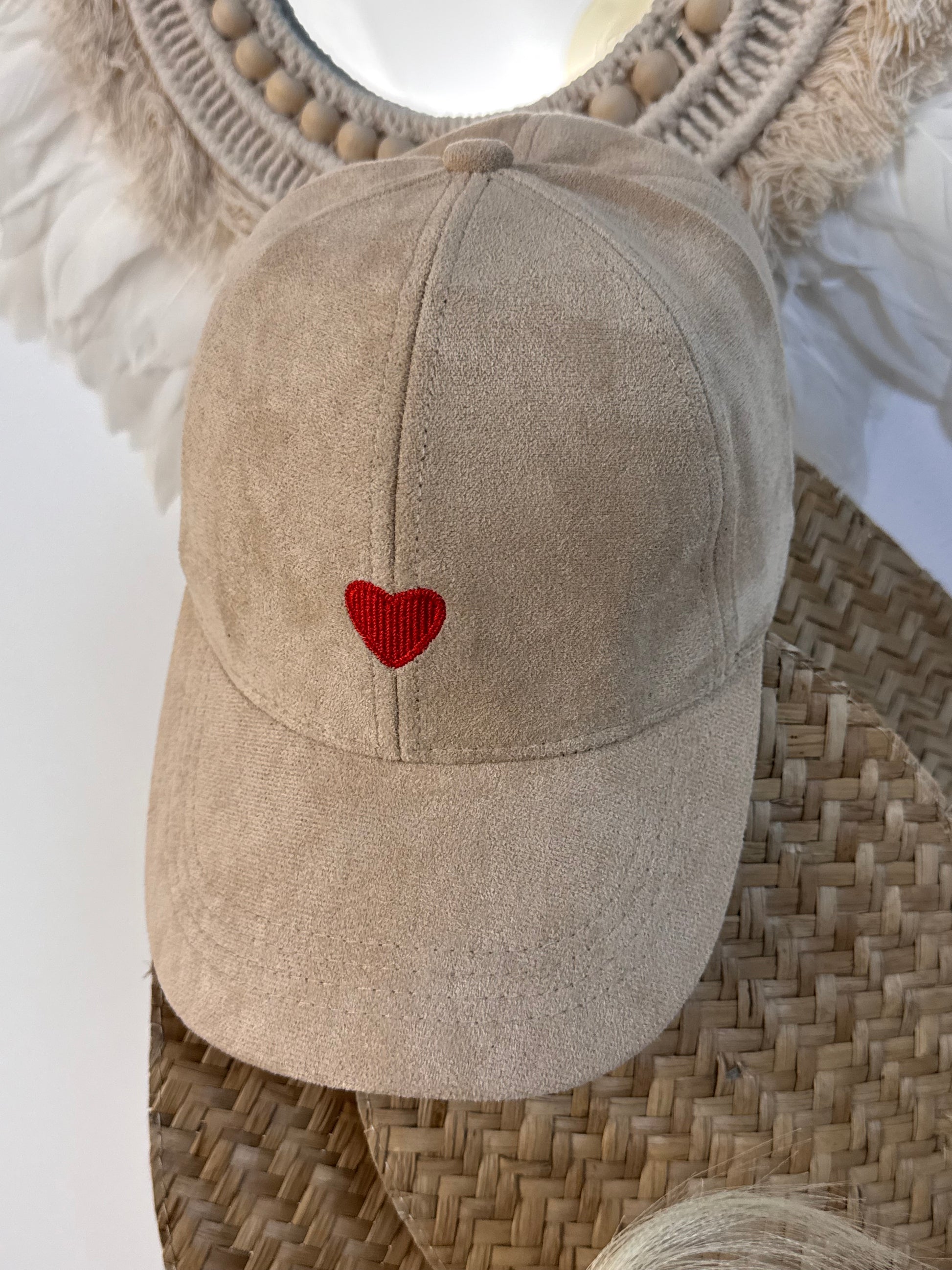 Casquette live beige