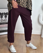 Pantalon Gabriel lie de vin TU 36/42