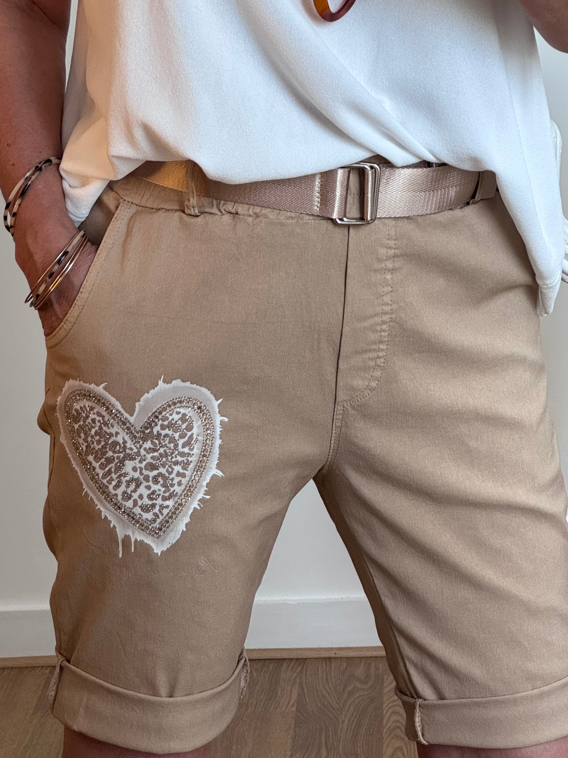 Bermuda ou short cœur