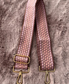Sangle ou bandoulière pour sac à main bleue