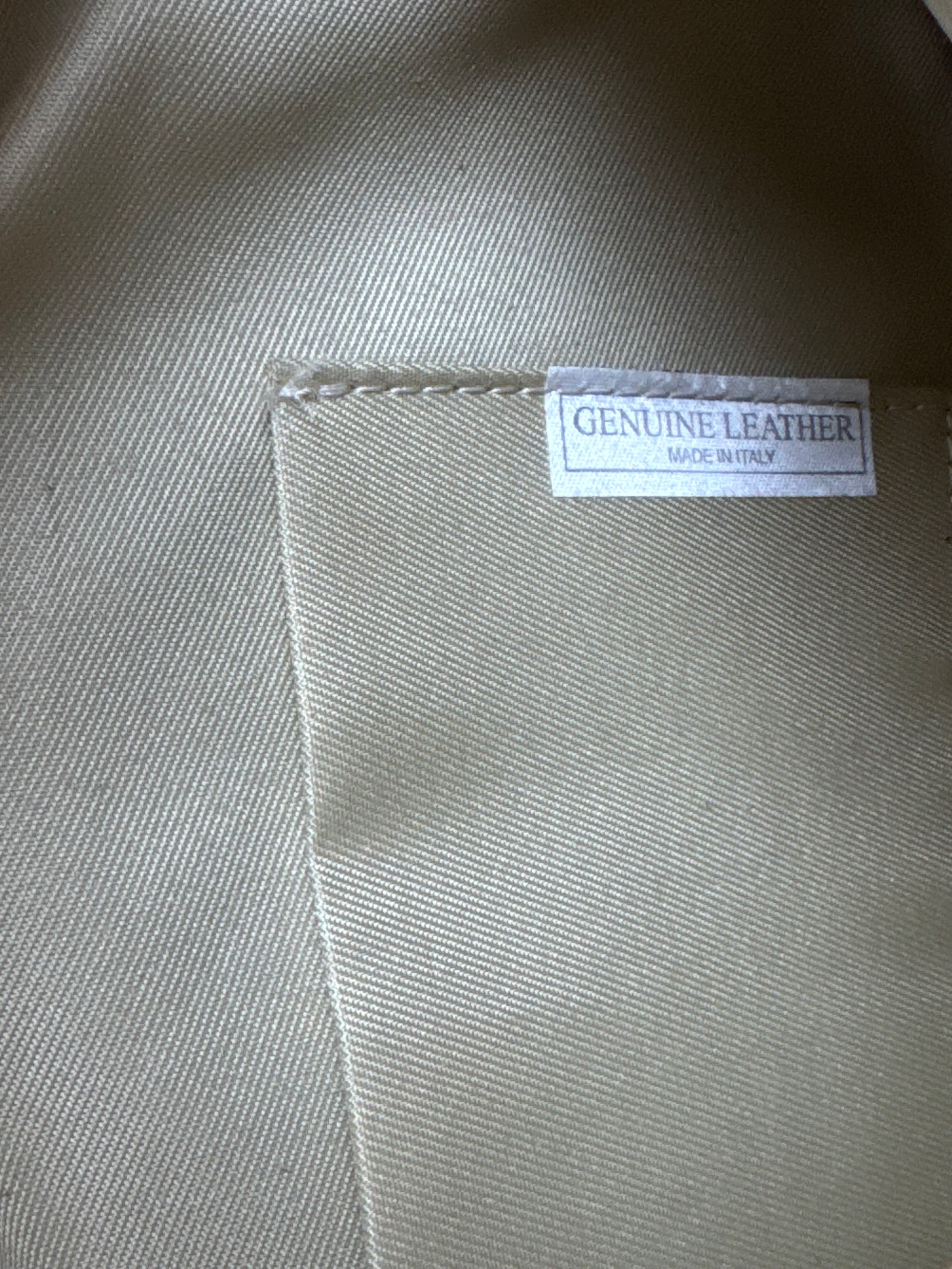 Sac banane cuir véritable Léo et irisé bronze + 2 sangles