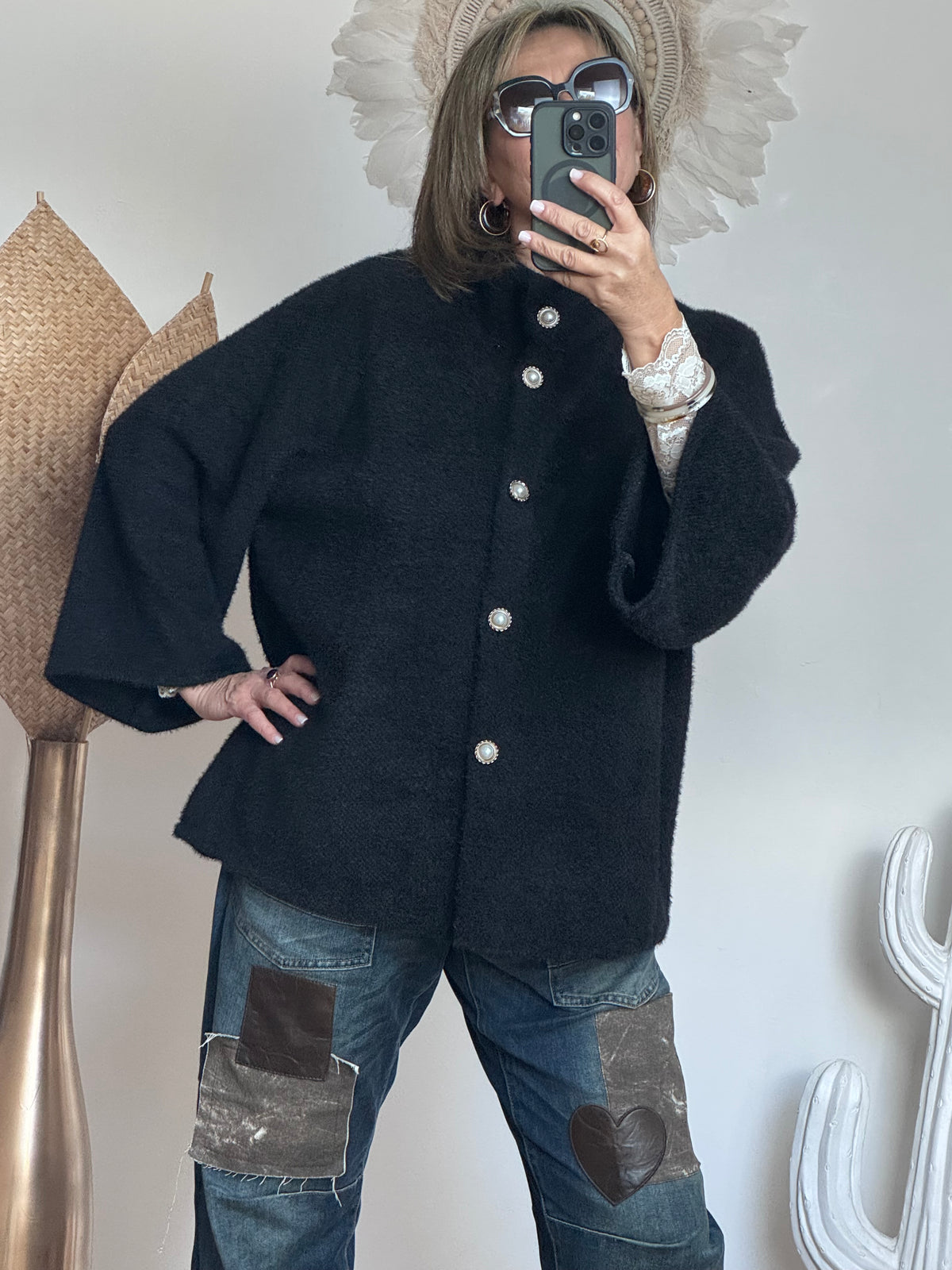 Veste Agathe noire