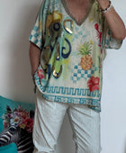 Haut oversize Don’t give up