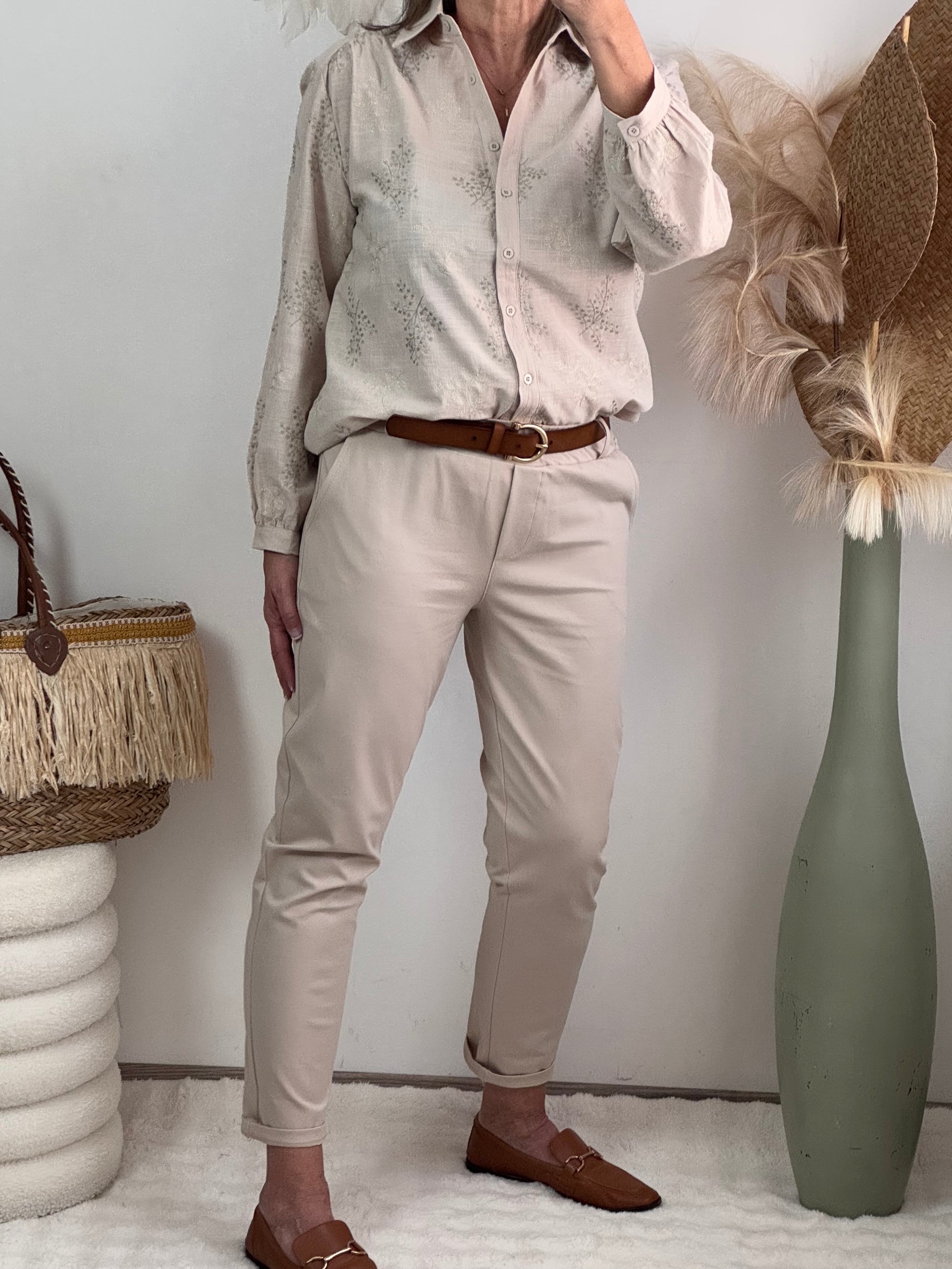 Pantalon Lucas beige Taille du M au XXL
