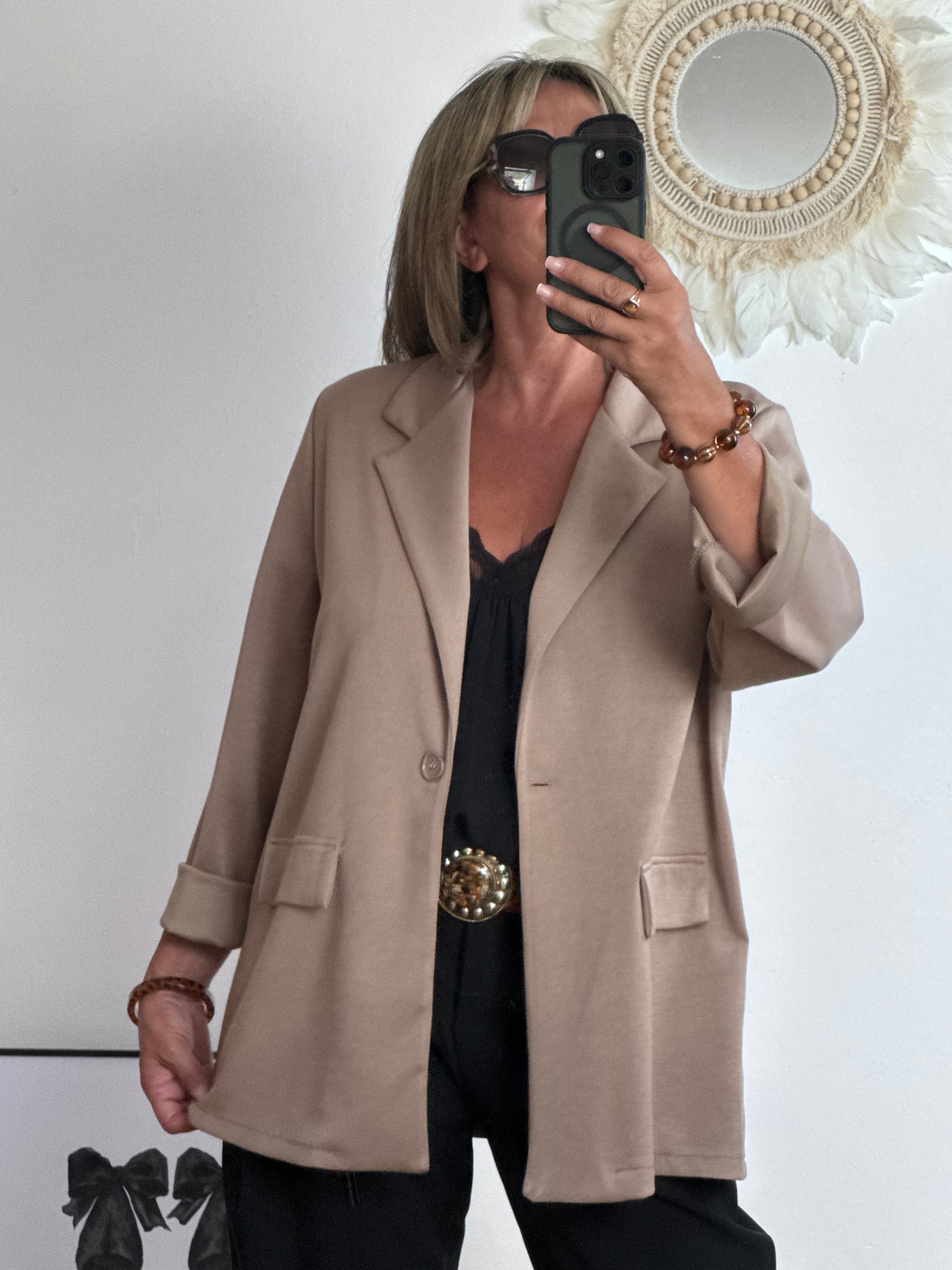 Veste blazer casuel beige TU 40/48