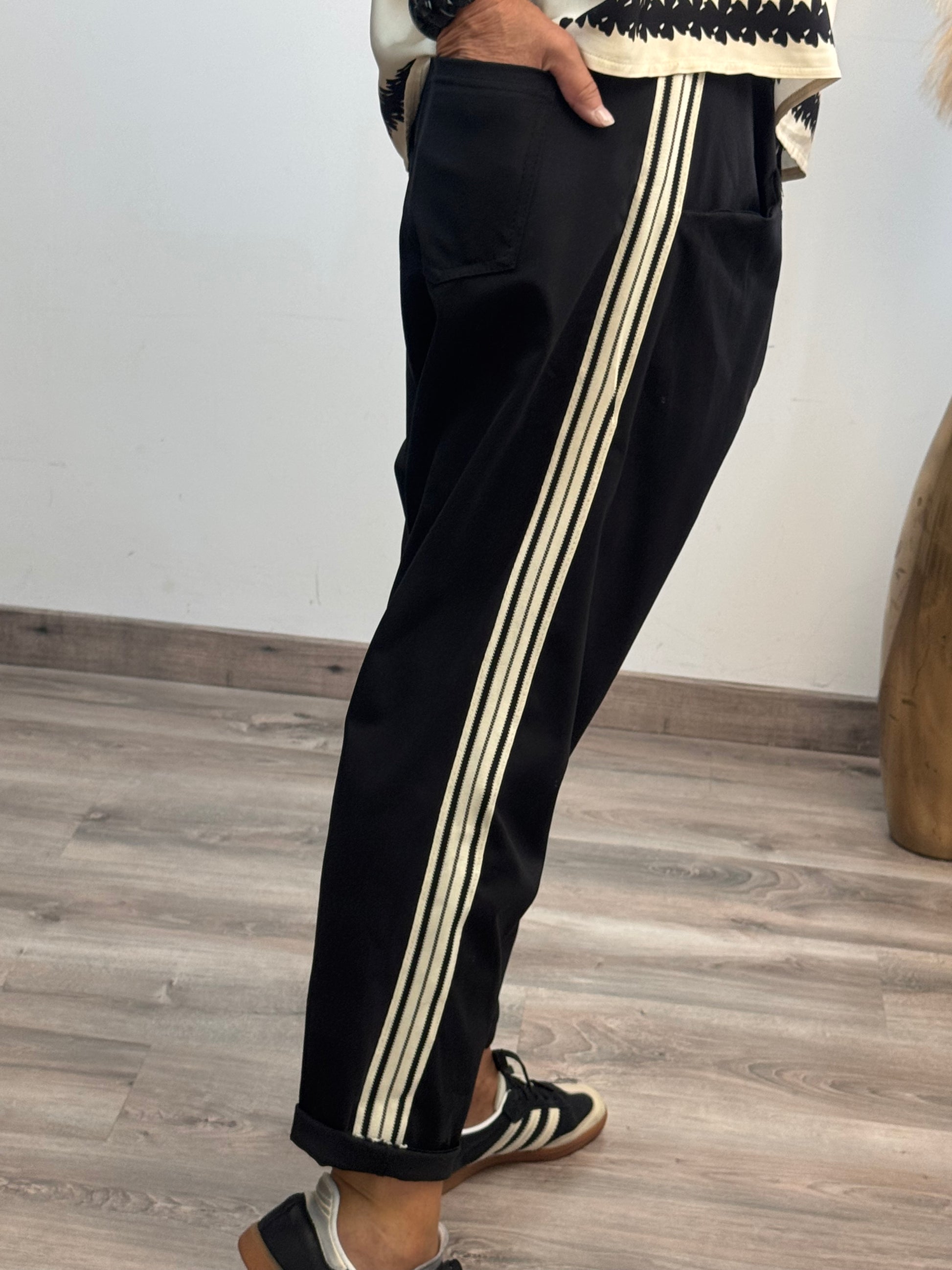 Pantalon confort saroual noir ✅ petit défaut ✅