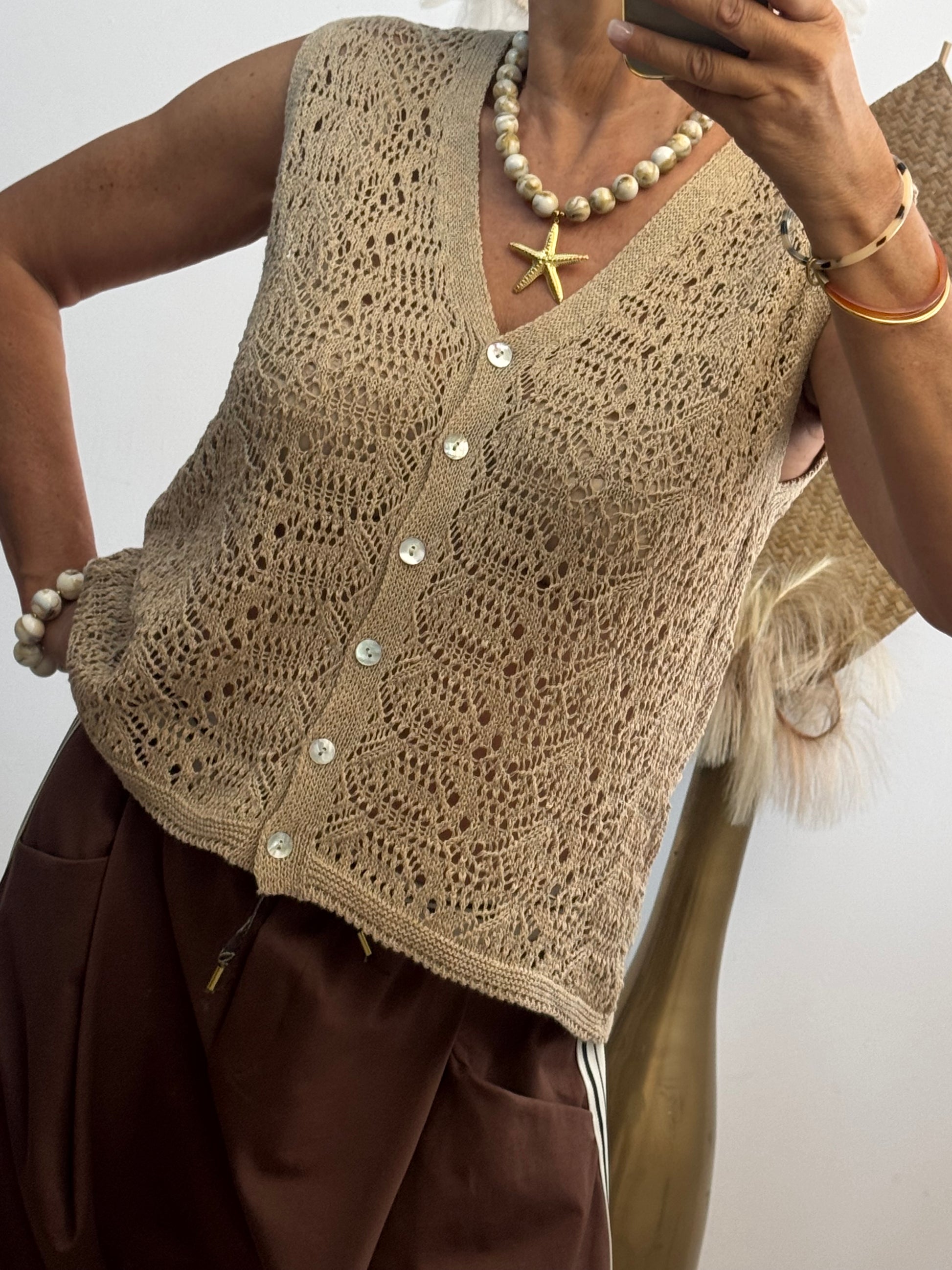 Gilet Adam beige