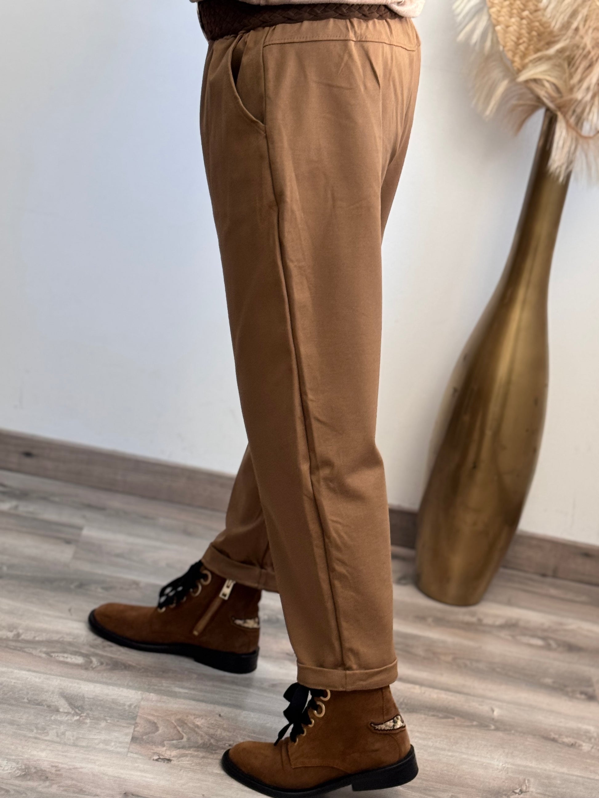 Pantalon Sacha camel TU 42/50