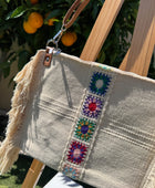 Sac bohème crochet crème