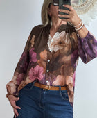 Blouse Lola marron