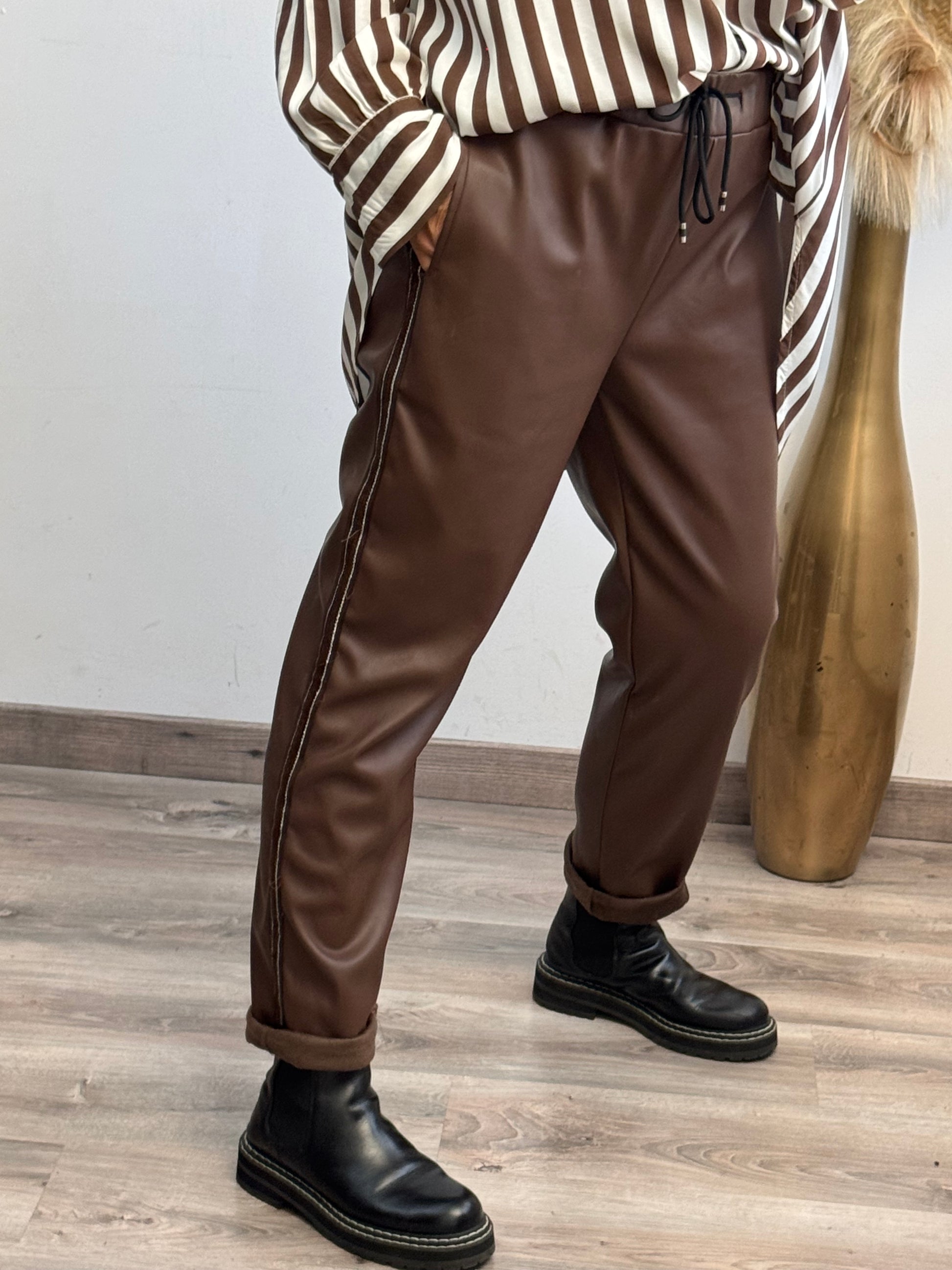 Pantalon Hector marron