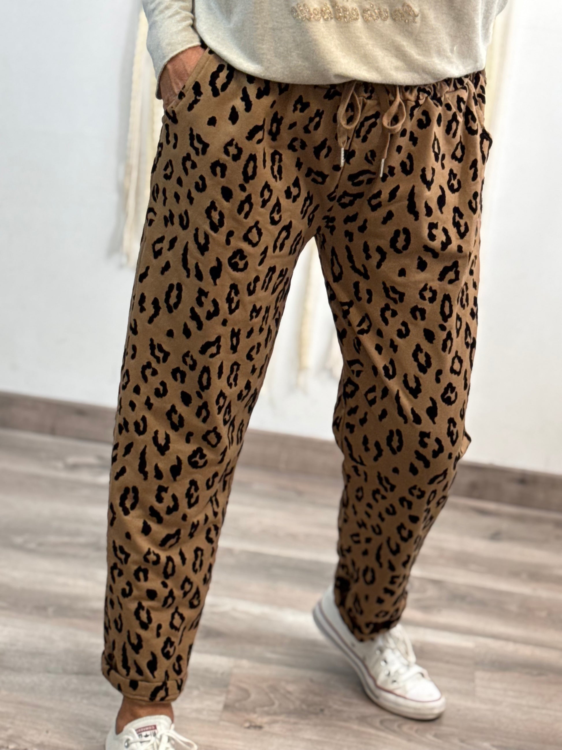 Pantalon Léo velours noir TU 42/48