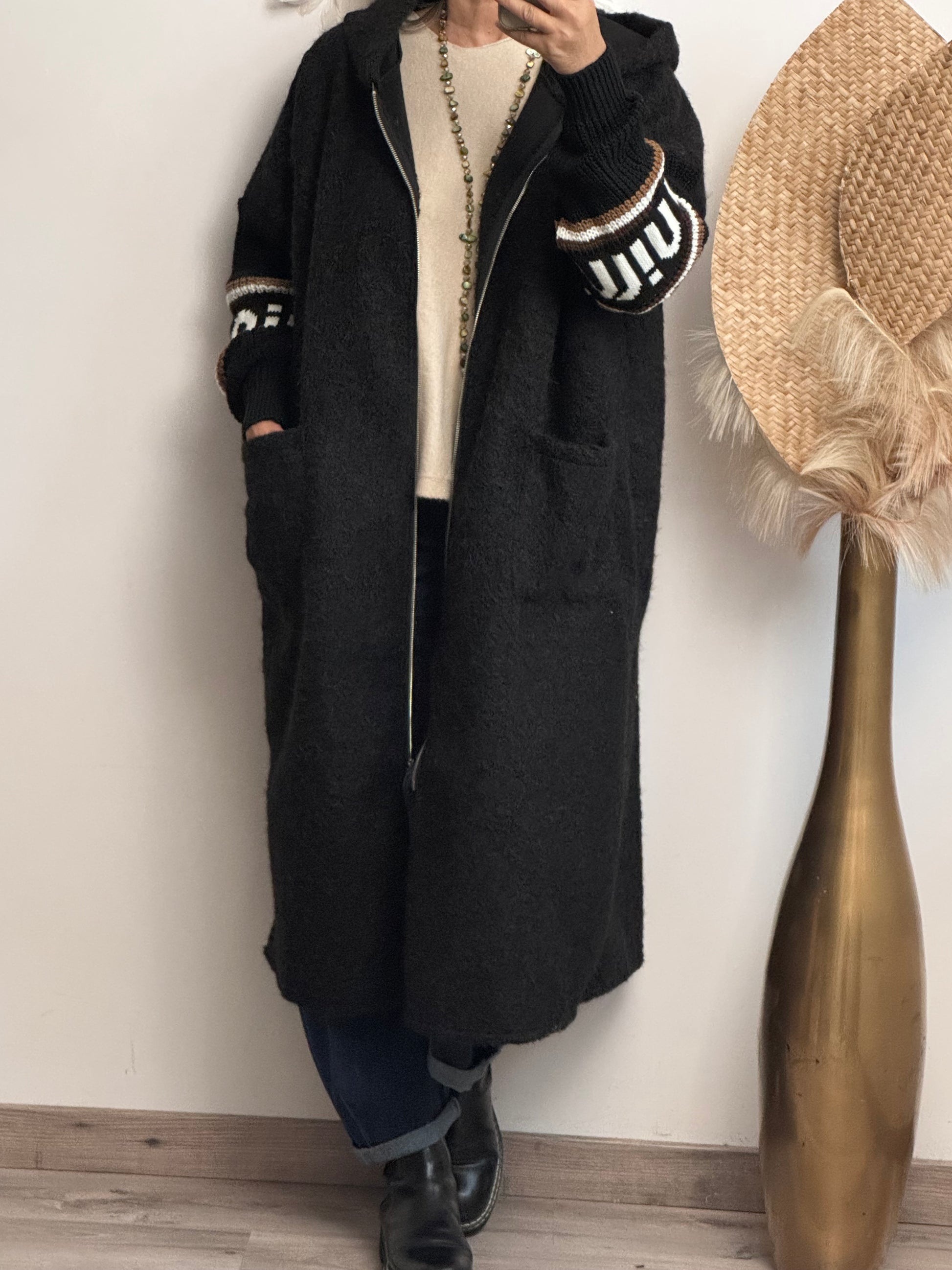 Manteau Esteban noir
