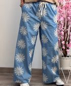 Pantalon Flora bleu