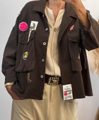 Veste marron casuel
