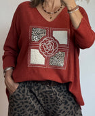Pull Rosalia terracotta
