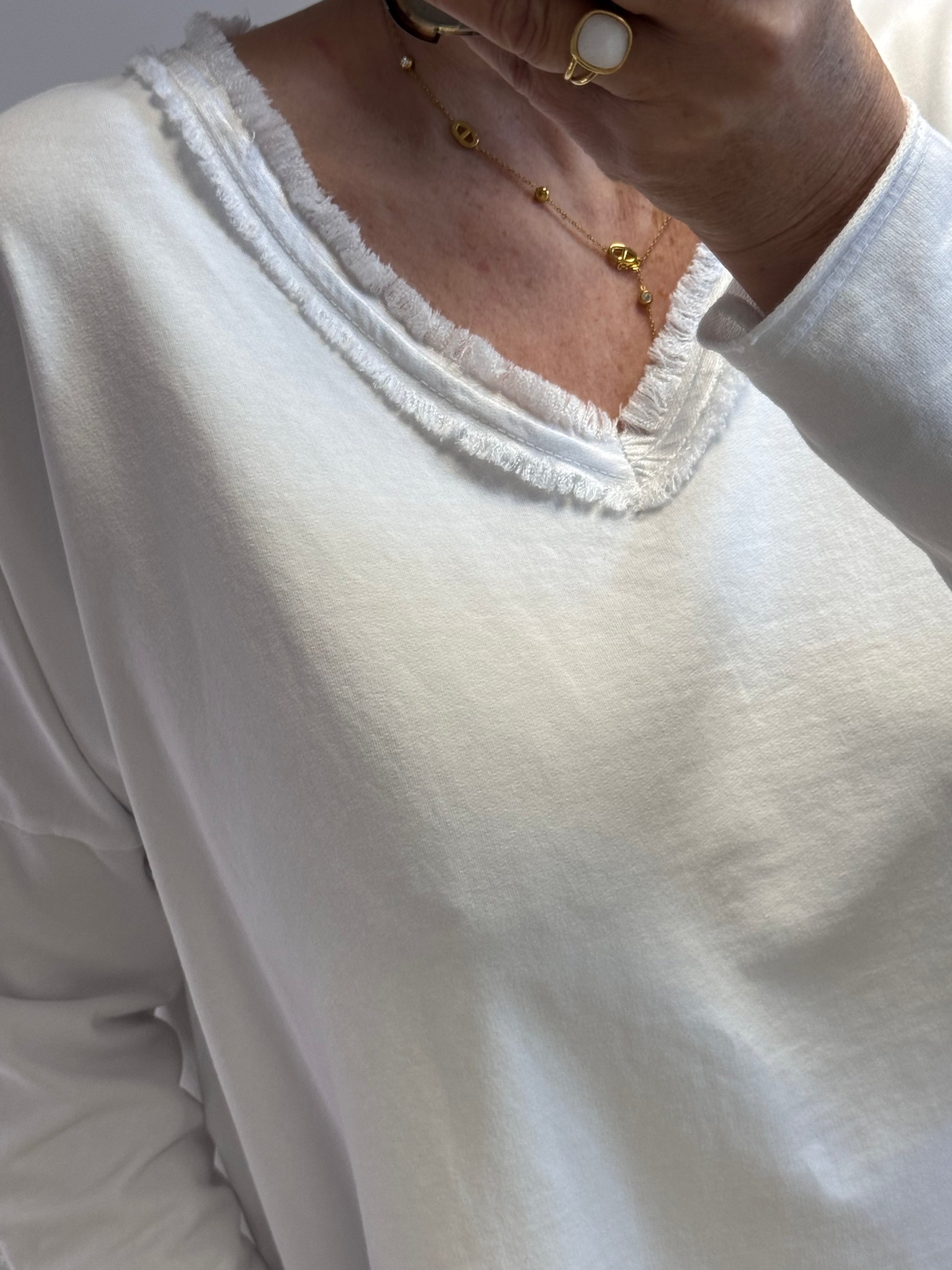 Teeshirt blanc oversize