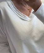 Teeshirt blanc oversize