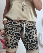 Bermuda ou short Léo camel TU 40/48