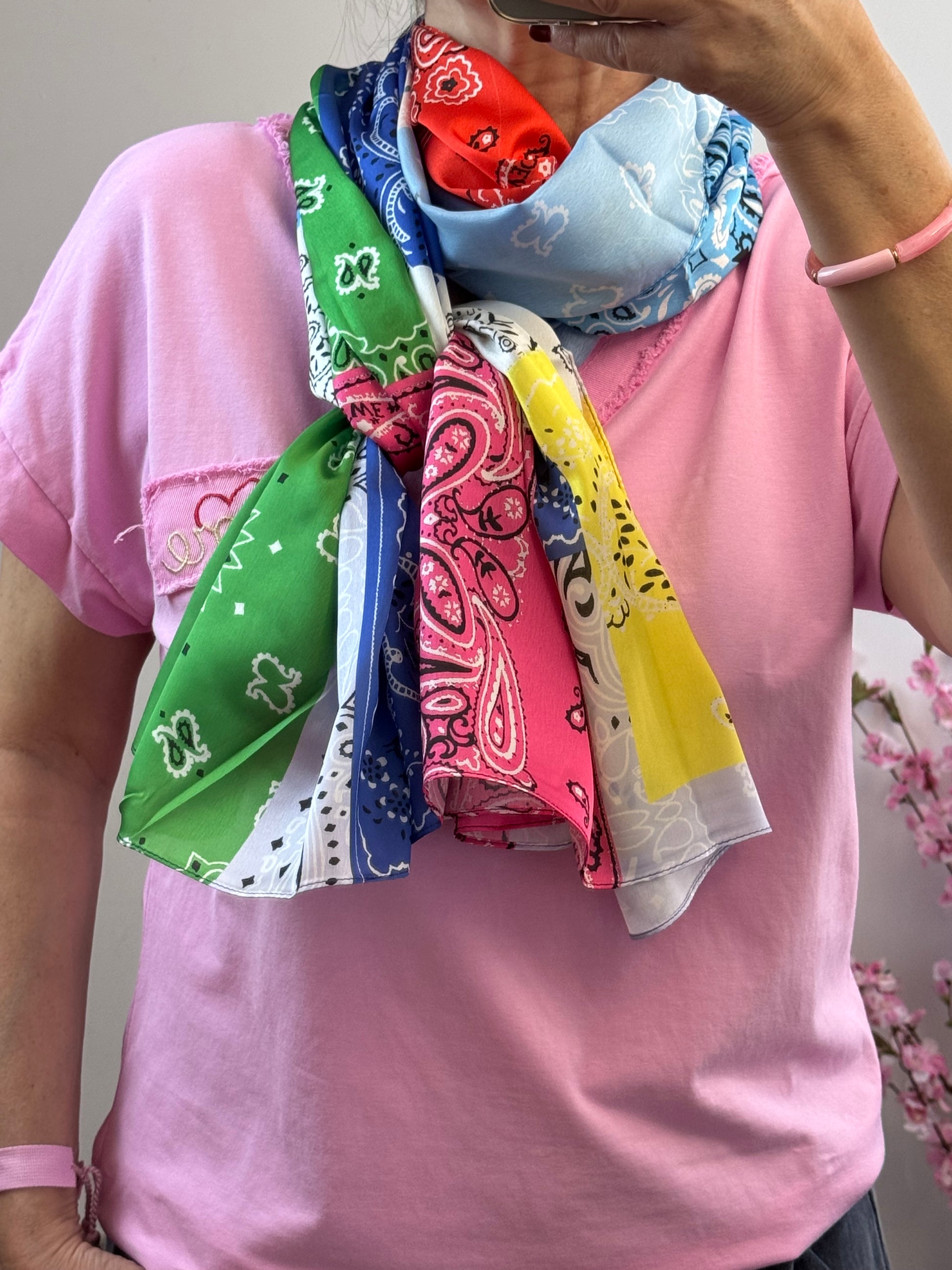 Foulard bandana multicolore