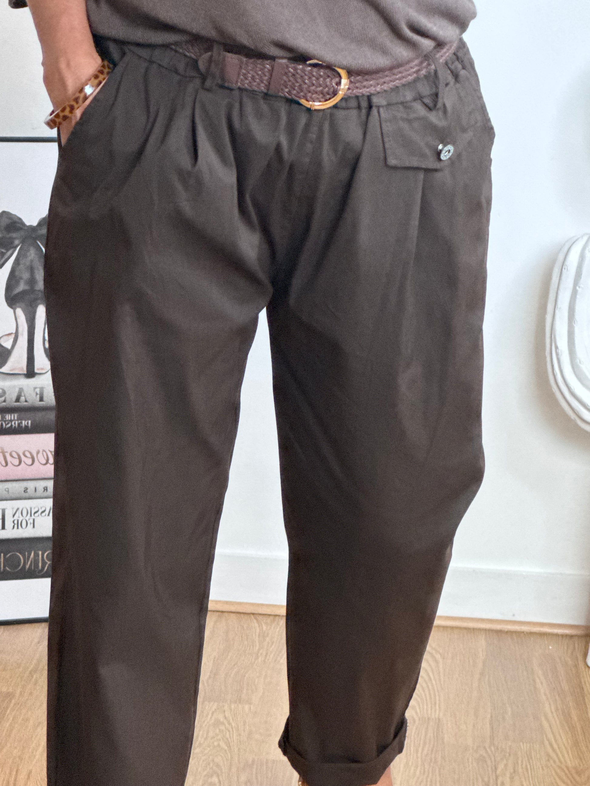 Pantalon confort Arthur marron TU 38/48