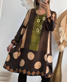 Robé Clothilde vert/marron