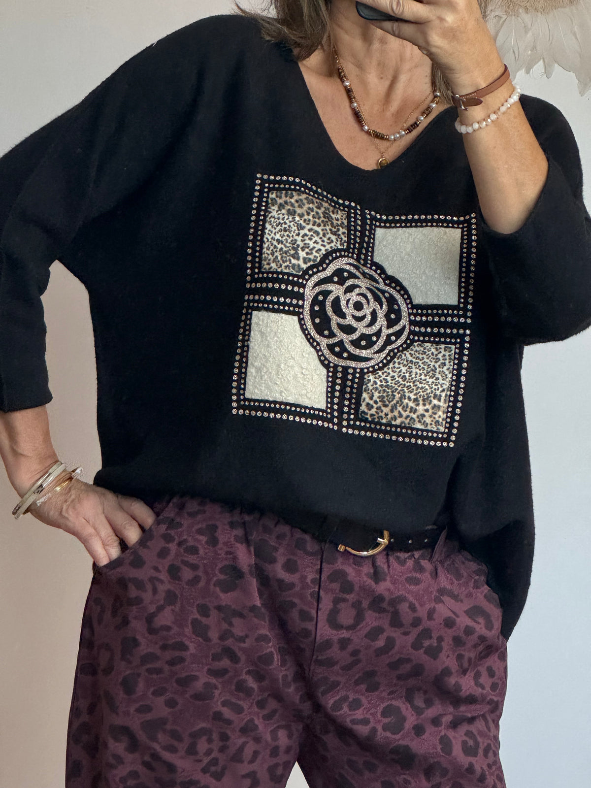 Pull Rosalia noir