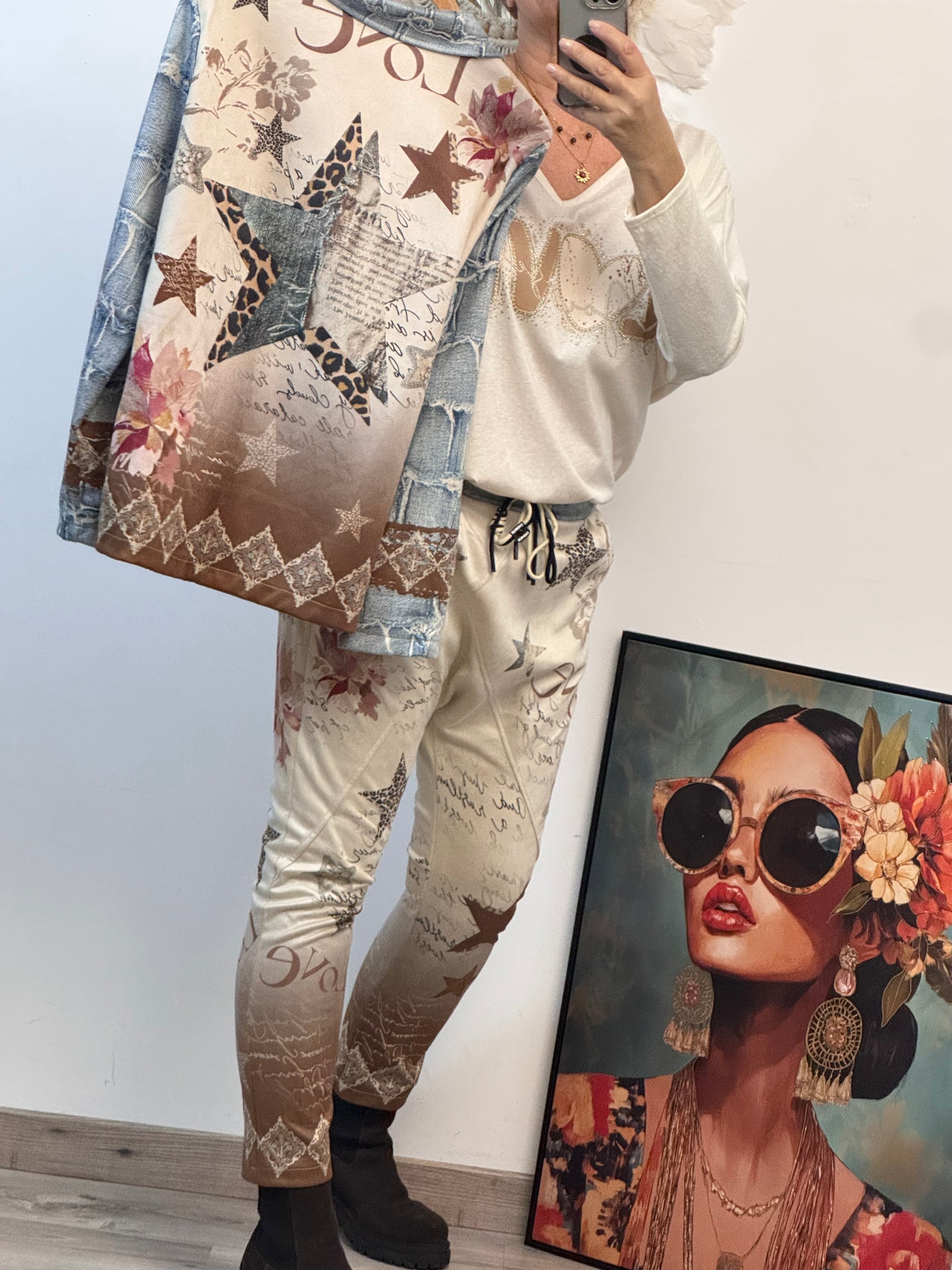 Pantalon étoile love TU 36/42