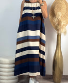 Robe longue Clara Marine
