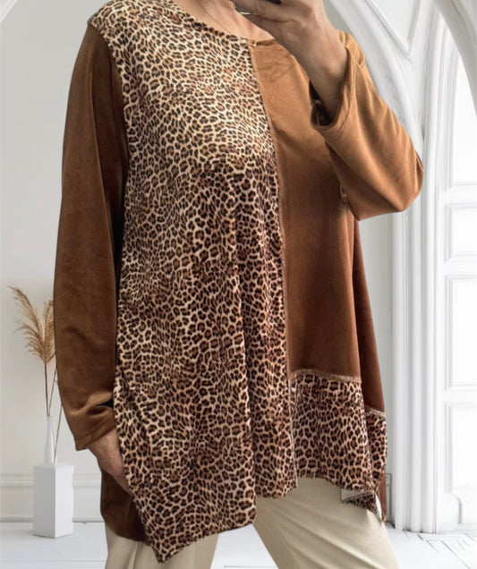 Pull velours ras Léo TU 42/48