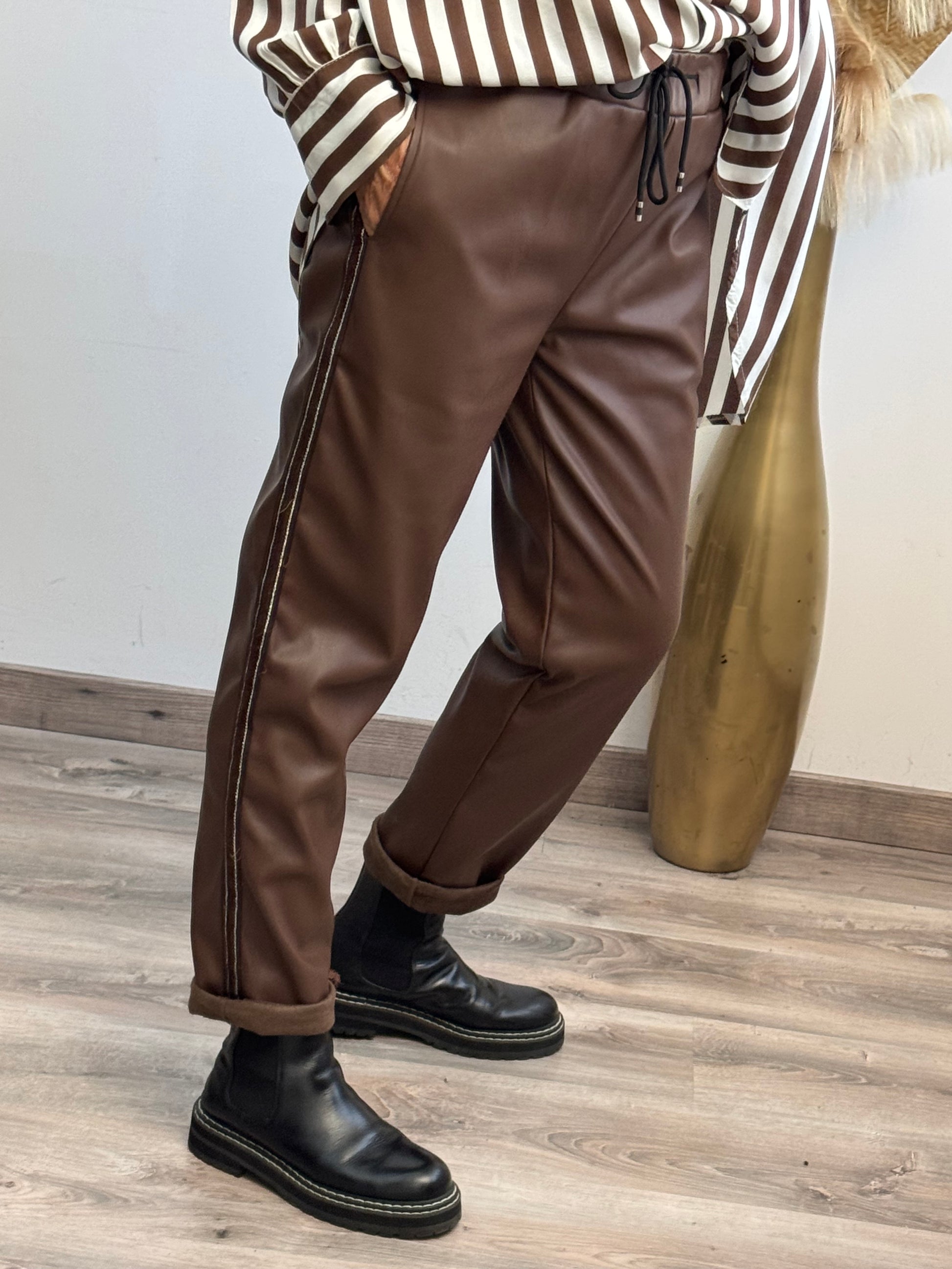 Pantalon Hector marron