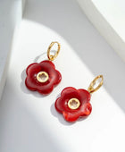 Boucle d’oreille fleur pétale