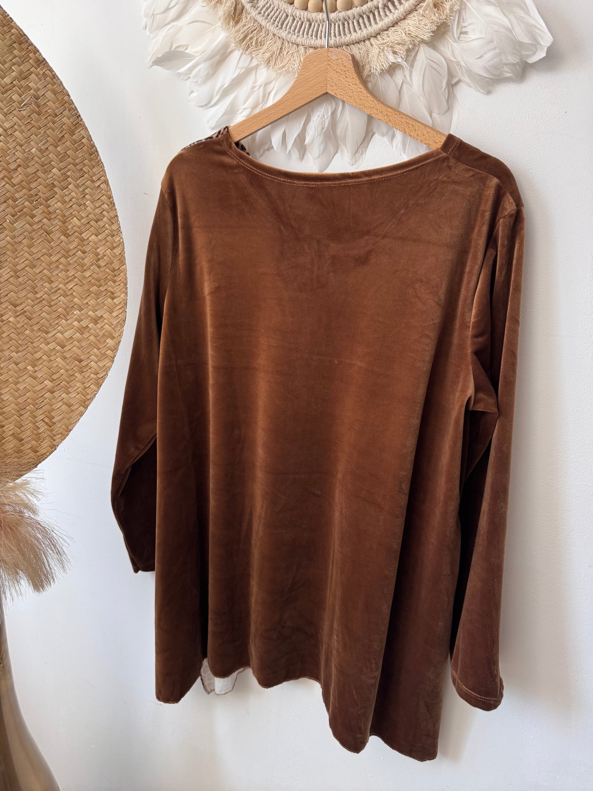 Pull velours ras Léo TU 42/48