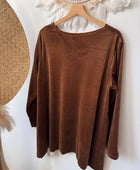 Pull velours ras Léo TU 42/48