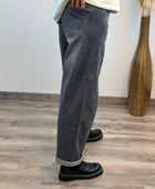 Jean balloon gris