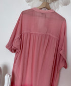 Robe tie and dye pêche/rose