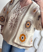 Gilet boheme crochet