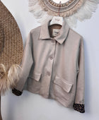 Veste suédine beige TU 36/42