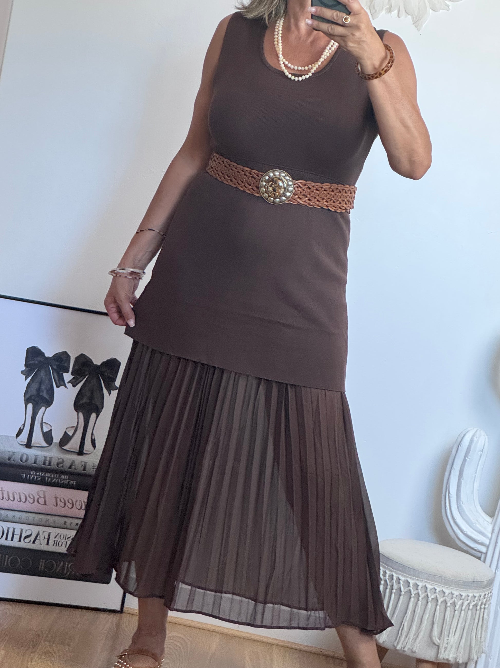 Robe Capucine marron