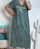 Robe teeshirt Léo vert