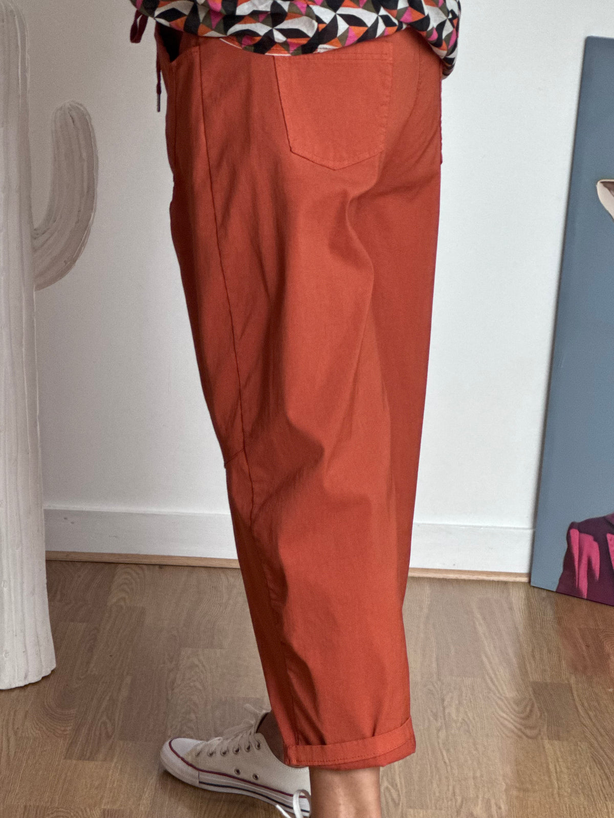 Pantalon Nino terracotta