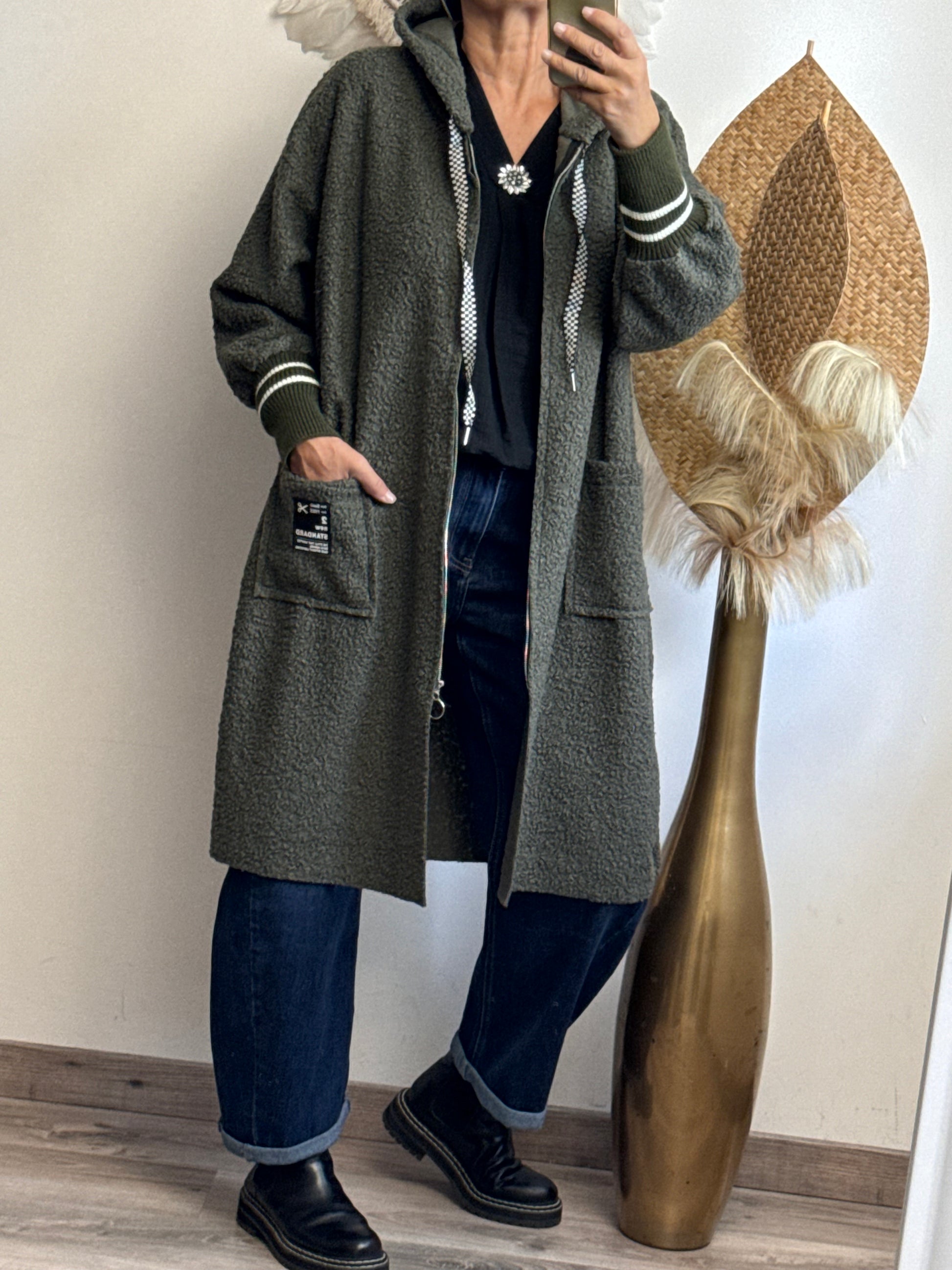 Manteau Octave kaki