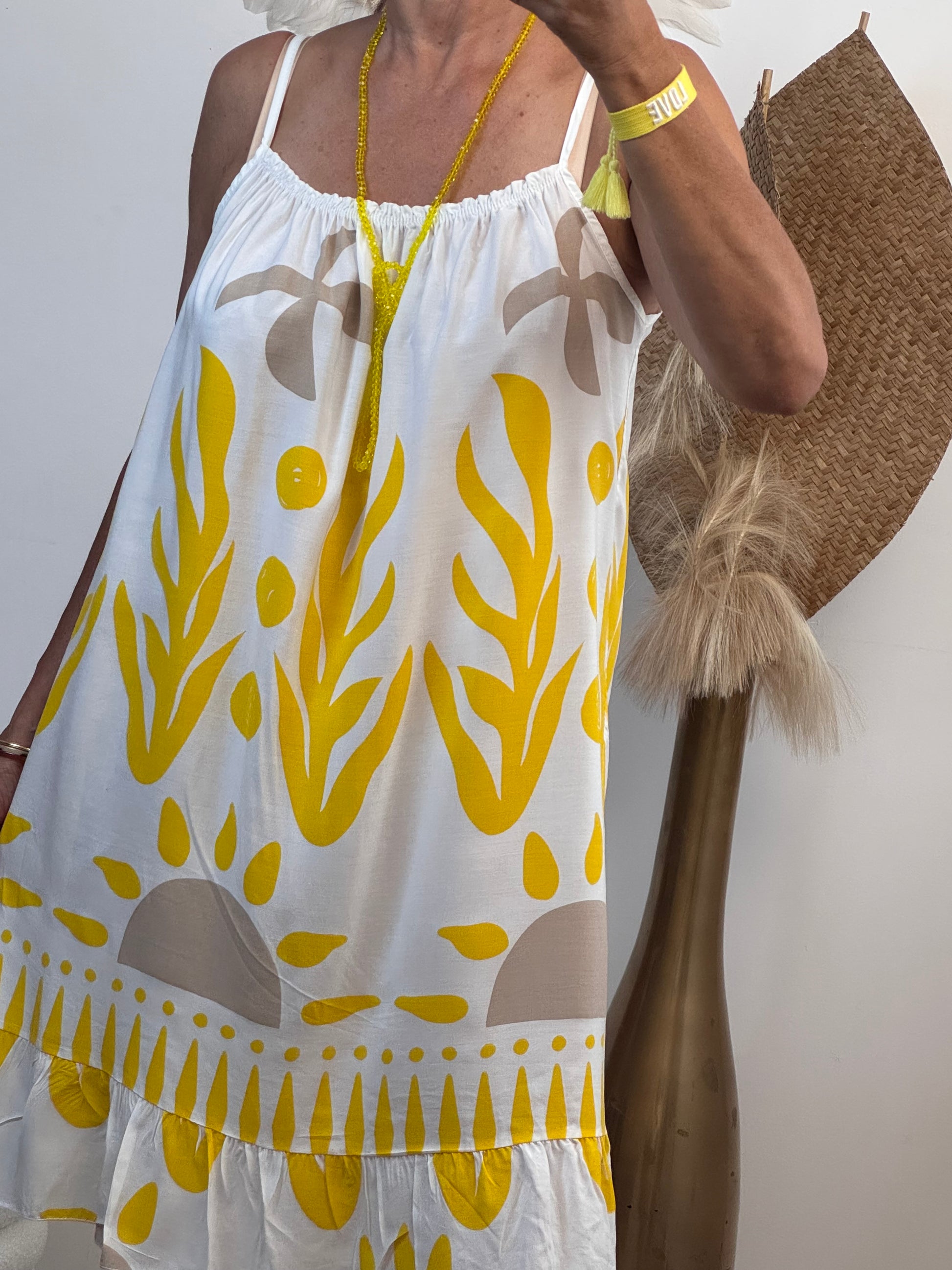 Robe d’été Ninon jaune