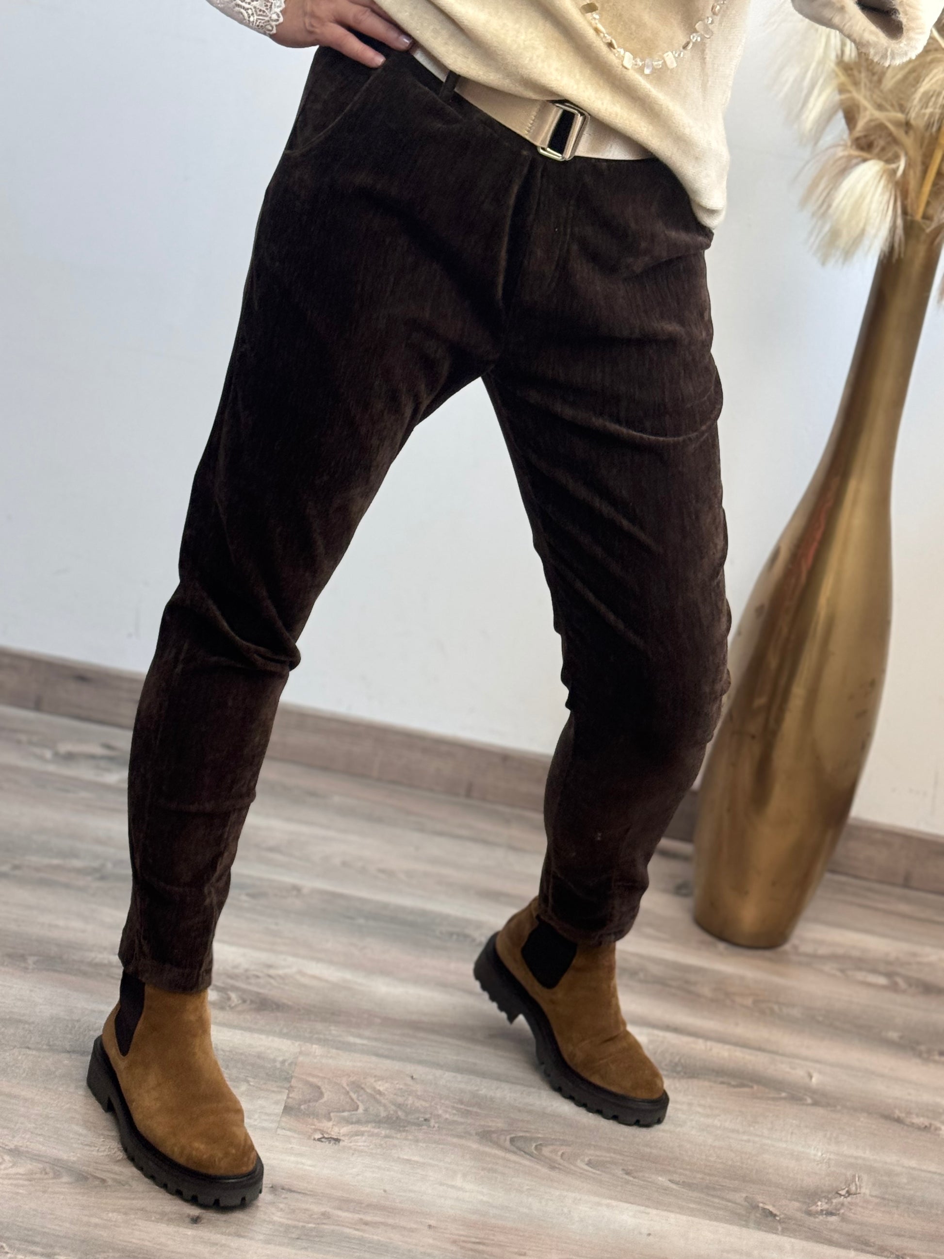 Pantalon Lucas marron