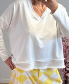 Teeshirt blanc oversize